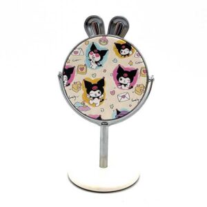 آینه رومیزی خرگوشی کرومی رنگی