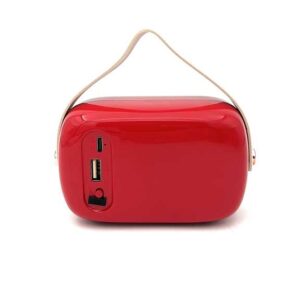 اسپیکر طرح رادیو کوچک قرمز