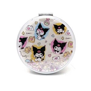 آینه آکورایومی گرد کرومی رنگی