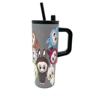 تراول ماگ استوانه ای لبوبو طوسی