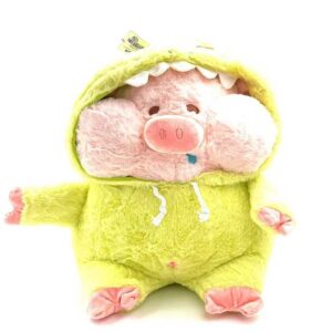 عروسک پولیشی خوک کلاه دار سبز