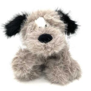 عروسک سگ پشمالو نشسته