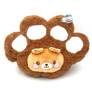 پتو بالشتی پنجه تدی قهوه ای