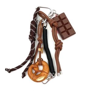 چارم بگ شکلات تخته ای و نان قهوه ای