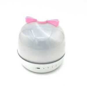 چراغ خواب نگاتیوی گرد سفید