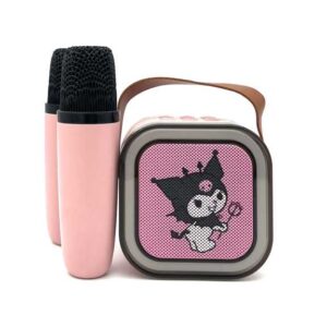 اسپیکر و میکروفون کرومی صورتی