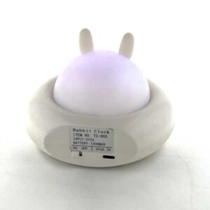 اسپیکر و ساعت خرگوش فضانورد سفید