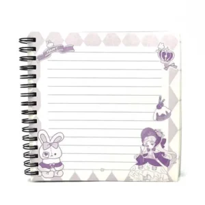 دفتر مربعی حیوانات و بستنی